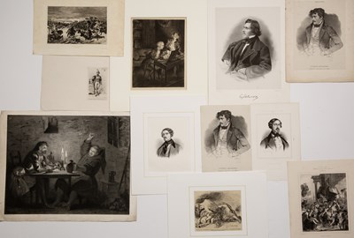 Lot 507 - Frederick Villot after Delacroix 'Cavalier',...