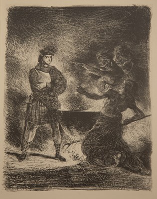 Lot 507 - Frederick Villot after Delacroix 'Cavalier',...