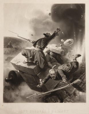 Lot 509 - Gautier after Horace Vernet 'Les Zouaves à...