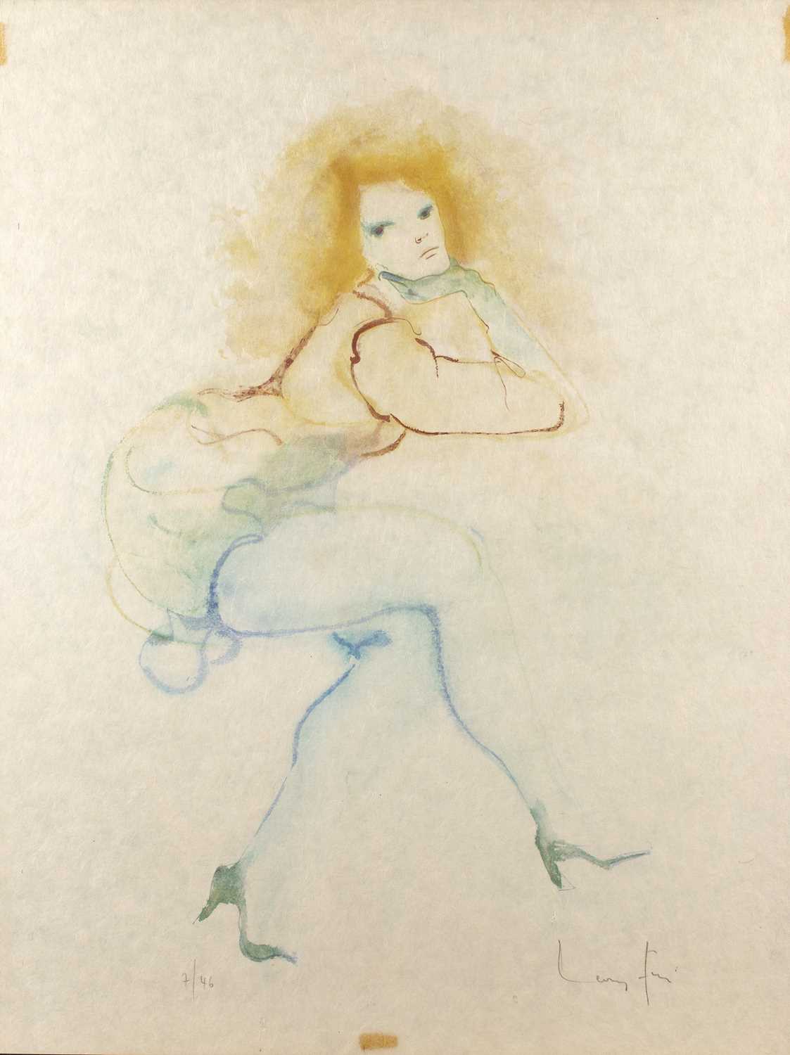 Lot 185 - Leonor Fini (1907-1996) Seated Lady 7/46,...