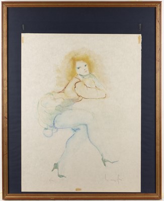 Lot 185 - Leonor Fini (1907-1996) Seated Lady 7/46,...