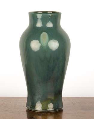 Lot 106 - Green and sang de bouef glazed vase Chinese,...