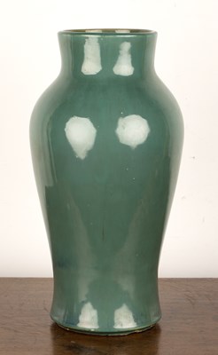 Lot 106 - Green and sang de bouef glazed vase Chinese,...