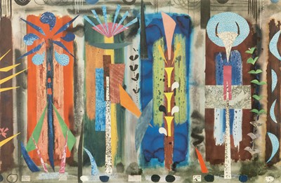 Lot 78 - After John Piper (1903-1992) Collage Design...