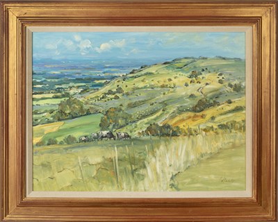 Lot 101 - John Willis (20th Century) The South Downs,...