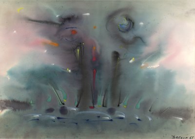 Lot 83 - Jos De Cock (1934-2010) Abstract, 1965 signed...