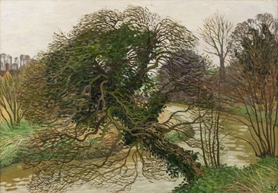 Lot 395 - Diana Calvert (b.1941) A Suffolk Stream signed...