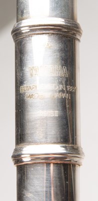 Lot 555 - A Yamaha flute, numbered 281S II, cased