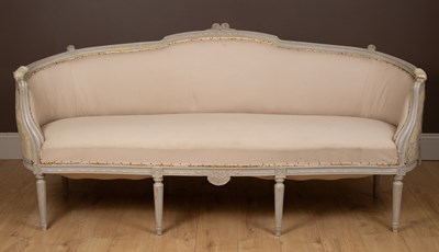 Lot 344 - An antique French Sofa