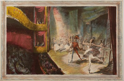 Lot 169 - Charles Mozley (1915-1991) The Ballet from the...