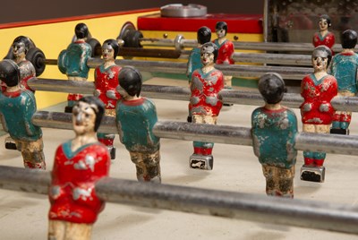 Lot 433 - A mid-20th century Stella Champion foosball table