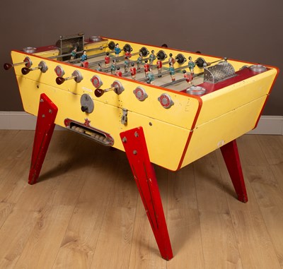 Lot 433 - A mid-20th century Stella Champion foosball table