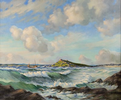 Lot 365 - Bernard Ninnes (1899-1971) Fishing vessel off...