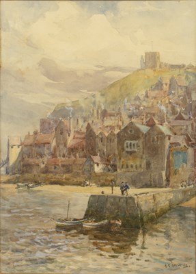 Lot 356 - Albert George Stevens (1863-1925) Whitby,...