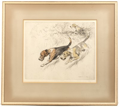Lot 26 - George Vernon Stokes (1873-1954) On the scent,...