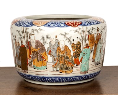 Lot 469 - Arita porcelain jardiniere Japanese, mid 19th...