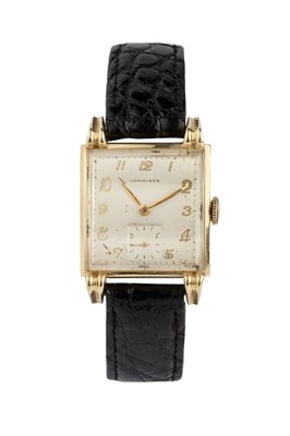 Lot 256 - A wristwatch by Longines, circa 1940s, the...