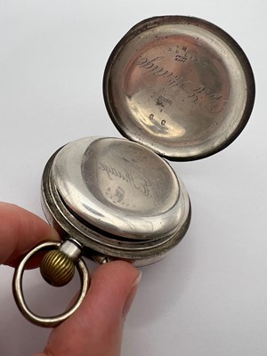 Lot 245 - An early 20th century silver open face pocket...