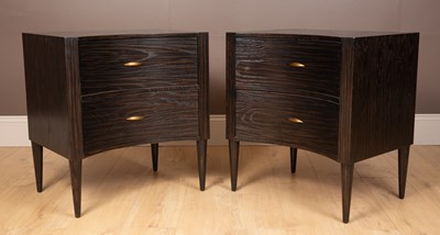 Lot 415 - A pair of Julian Chichester 'Percy Bedside' cabinets