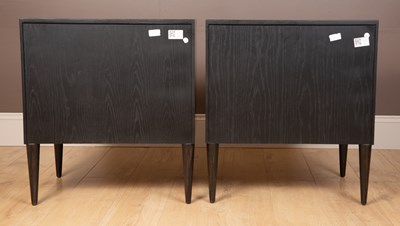 Lot 415 - A pair of Julian Chichester 'Percy Bedside' cabinets