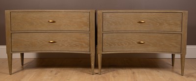 Lot 416 - A pair of Julian Chichester 'Percy Bedside' cabinets