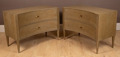 Lot 416 - A pair of Julian Chichester 'Percy Bedside' cabinets