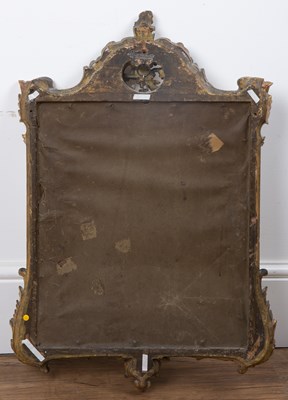 Lot 100 - Rococo style gilt mirror 19th Century, with...