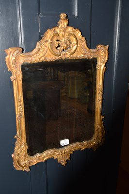 Lot 100 - Rococo style gilt mirror 19th Century, with...