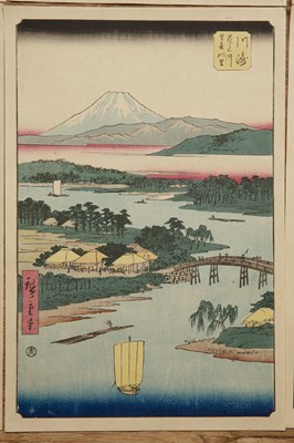 Lot 345 - Utagawa Hiroshige (1797-1858) 'Twelve views of...