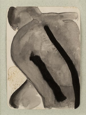 Lot 316 - Jogen Chowdhury (b.1939) Kneeling Figure, 1999...