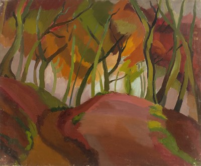 Lot 73 - Harry Barr (1896-1987) Reflections, oil on...
