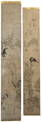 Lot 343 - Attributed to Suzuki Harunobu (1725-1770)...