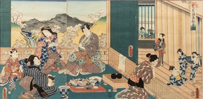 Lot 320 - Utagawa Kunisada/Utagawa Toyokuni III...