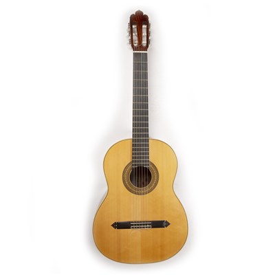 Lot 570 - An acoustic guitar with Tunbridgeware style...