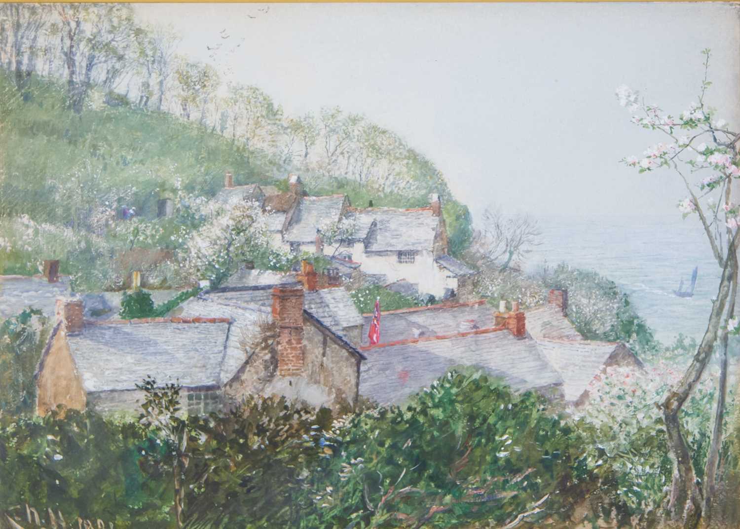 Lot 316 - Charles Napier Hemy (1841-1917) 'Clovelly in...