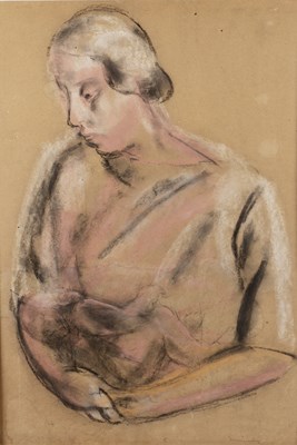 Lot 419 - Bernard Meninsky (1891-1950) Mother with child,...