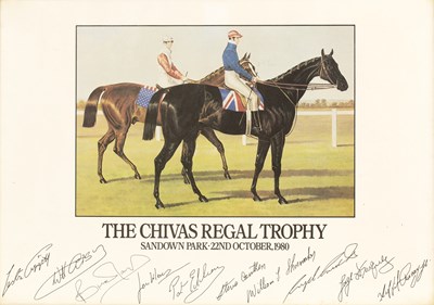 Lot 33 - A racing print for The Chivas Regal Trophy,...