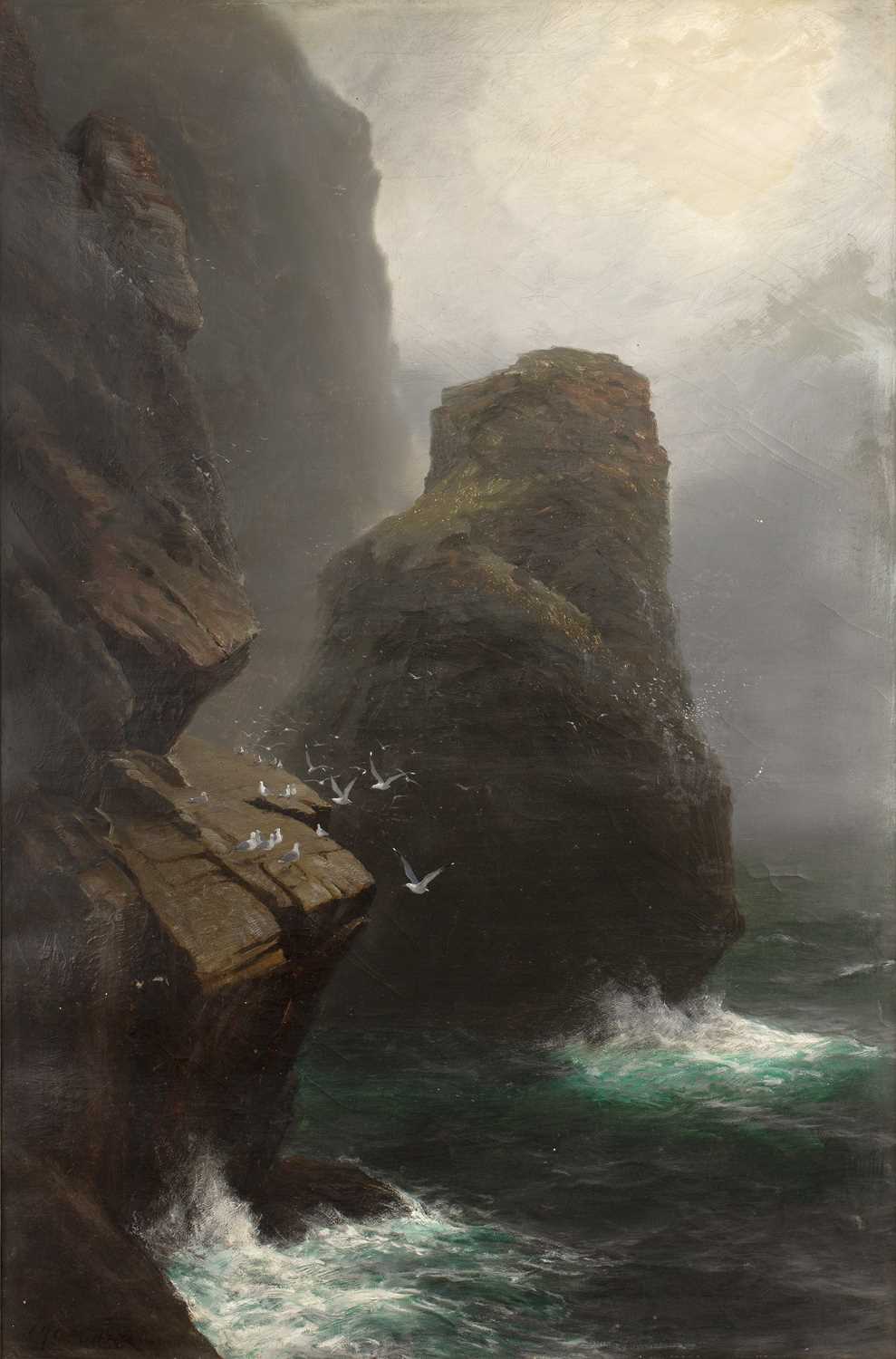 Lot 411 - James H.C. Millar (act. 1884-1903) A coastal...