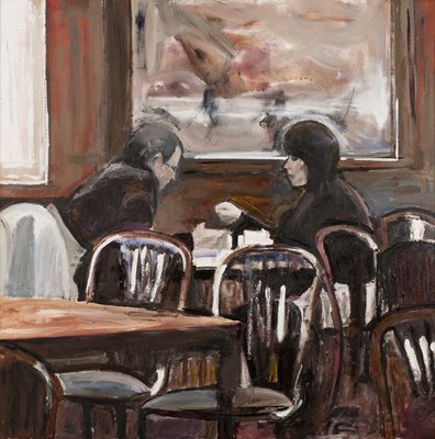 Lot 410 - Damien Barton (Contemporary) Two figures...