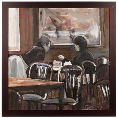 Lot 410 - Damien Barton (Contemporary) Two figures...