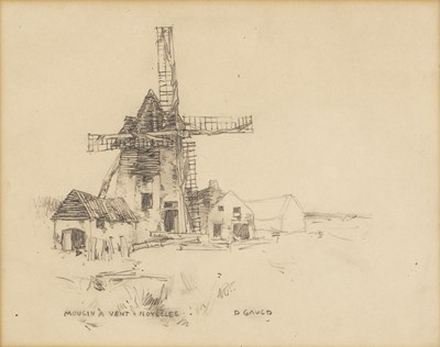 Lot 405 - David Gauld (1867-1936) 'Moulin a Vent -...