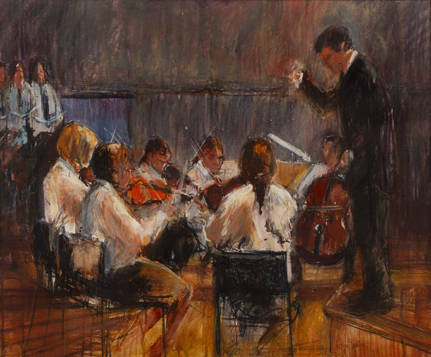 Lot 538 - Roger Dellar (b. 1949) String sextet and choir,...