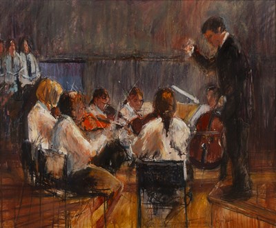 Lot 538 - Roger Dellar (b. 1949) String sextet and choir,...