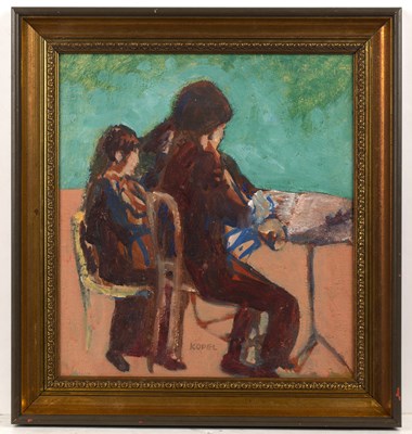 Lot 534 - Harold Kopel (b. 1918) A string duet, signed,...