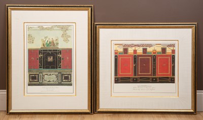 Lot 239 - Two prints after engravings of fresco designs