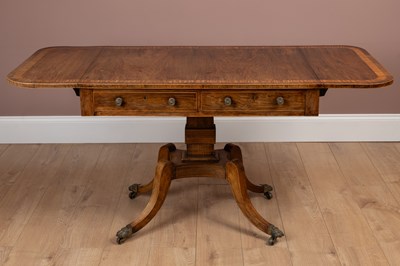 Lot 123 - A Regency rosewood sofa table