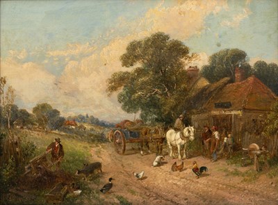 Lot 378 - Edwin Long Meadows (act. 1854-1905) A chat by...