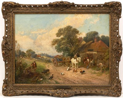Lot 378 - Edwin Long Meadows (act. 1854-1905) A chat by...