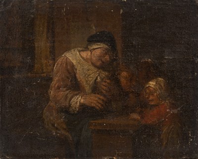 Lot 401 - Circle of David Teniers II (1610-1690) Tavern...