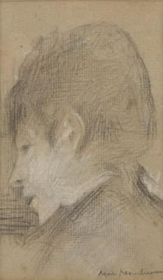 Lot 316 - Marc M. Mouclier (1866-1948) A figure washing...